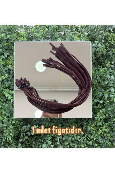 Store Kahverengi ince sporcu gözlük ipi