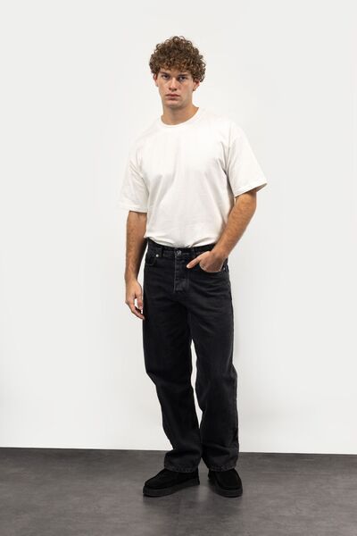 Hiccup Blugi din denim cu talie medie GIEST cu talie obișnuită