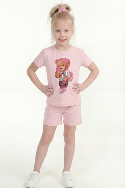 Modmey Girl's Printed Double Set B1