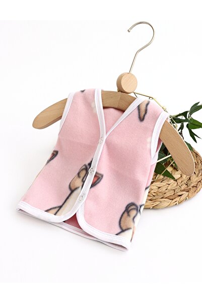 MiniKids Vesta polar bebe roz Pisicute