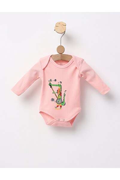 MiniKids Ace Trase Ολόσωμη Φόρμα, Κροκό, ML, με κοραλλί σχέδιο