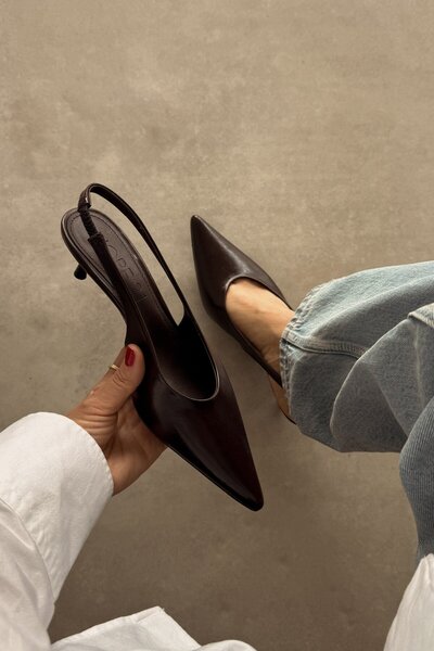 nope21shoess Monica Kahverengi Stiletto
