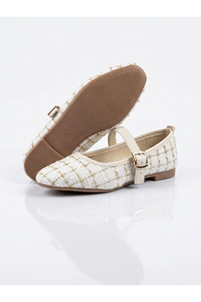 Passeri Shoes Women's Silvery Fabric Daily Comfortable Stylish Ballerina Shoes