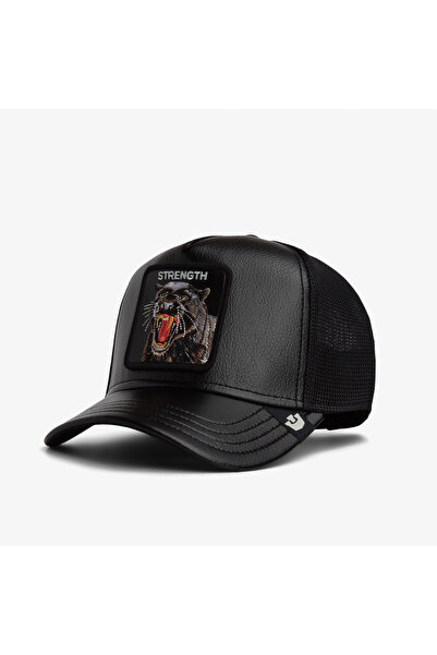 Goorin Bros Faux Leather Panther Unisex Siyah Şapka