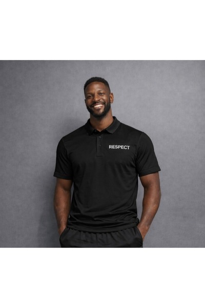 NOFLEN Ανδρικό μπλουζάκι με λογότυπο στο λαιμό και στάμπα