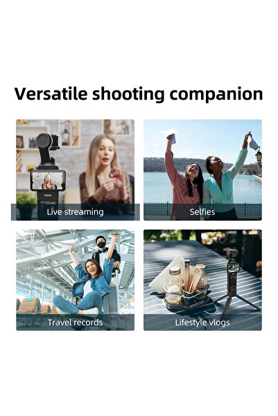 TELESIN Alüminyum Tripod (Ters Katlanabilen Mini Tripod)