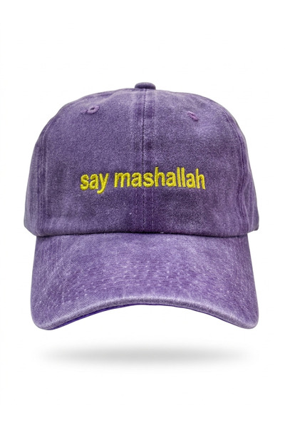 CAP BROS Șapcă vintage brodată SAY MASHALLAH (MAŞALLAH DE)