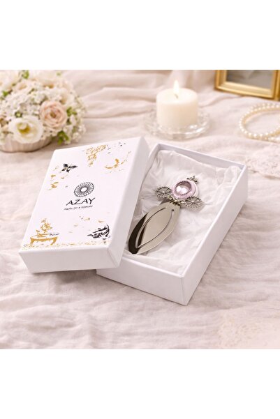 Azay Μεταλλικός Σελιδοδείκτης Πριγκιπικής Άμαξας με Κρύσταλλα, 10x3.5 εκ., Ασ...