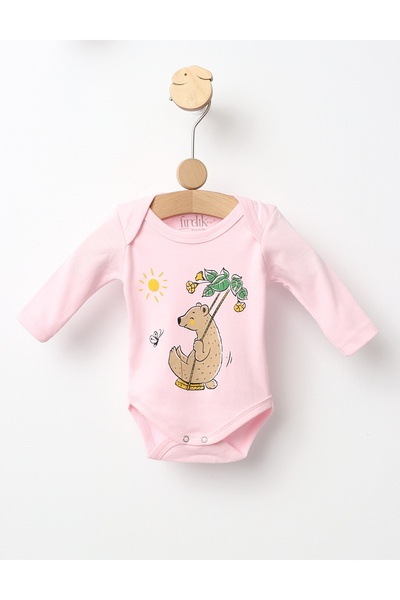 MiniKids Σώμα Χαρούμενο Υπέροχο αρκουδάκι ροζ