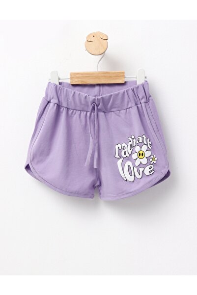 MiniKids Ακτινοβολήστε Αγάπη κοριτσίστικα σορτς, μοβ μοντέλο