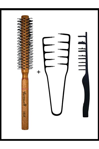 VENÜS LİNE VL Επαγγελματική βούρτσα μαλλιών 1413 Fine για άνδρες + Miracle Comb