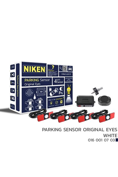 Niken Park Sensörü Orjinal Sensör ve Ses İkazlı Beyaz