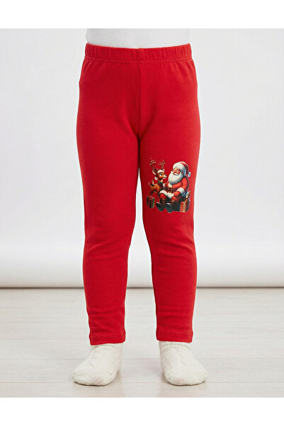 MiniKids Christmas plush tights model 1