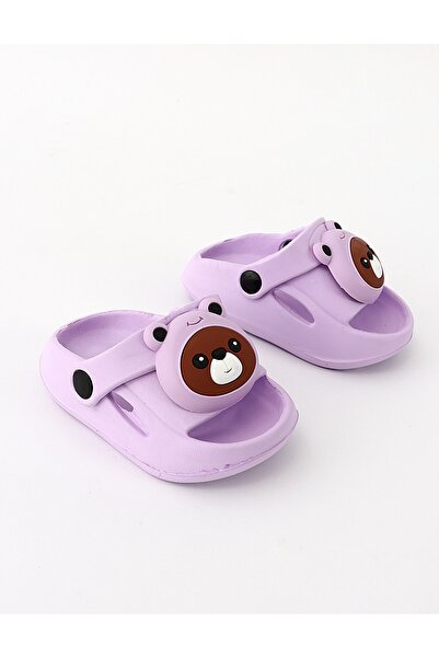 MiniKids Παπούτσια από αφρό και Jibbtz Ursuletul mov