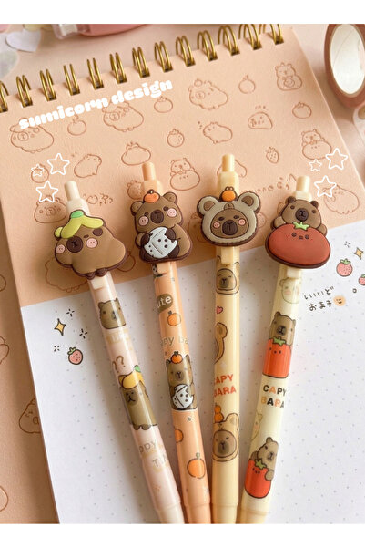 Sumicorn Design Capybara Figürlü 0,7 Uçlu Versatil Kalem 1 Adet