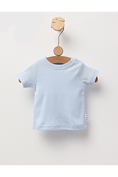 MiniKids Βρεφικό μπλουζάκι, 100% βαμβάκι, μπλε
