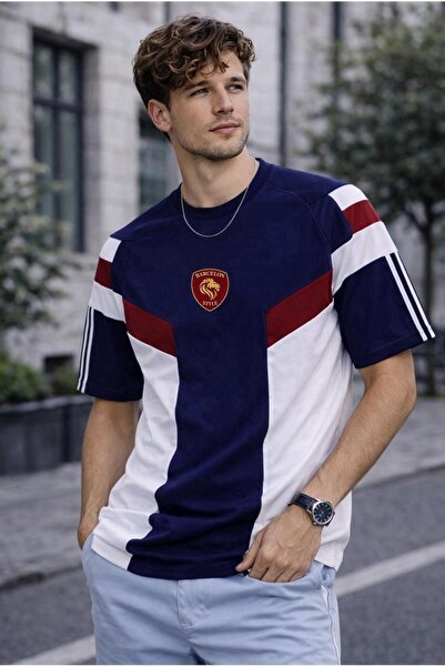 KUN SPORTSWEAR βίντατζ ρετρό νοσταλγία πριμιούμ ποιότητας μοντέρνο σχέδιο μπλ...