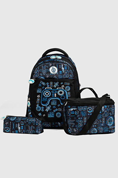 By Hakan My Polo 2075 Σετ 3 τεμαχίων τσάντα πλάτης για αγόρια δημοτικού σχολε...