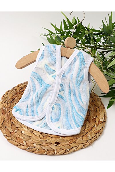 MiniKids Ντούνγκι φόρεμα περιστέρι με μπλε