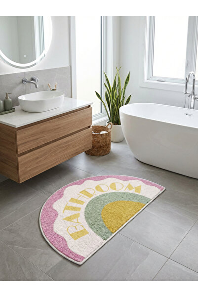 Decomia Home Digital Non-Slip Washable Colorful Modern Bath Mat Bathroom Rug Si