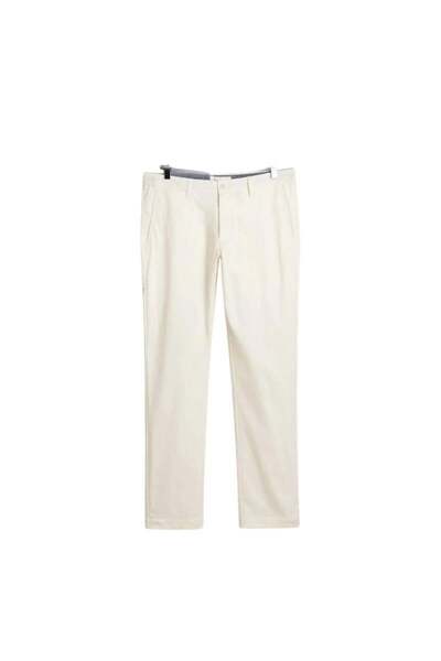 Gant Men's White Slim Fit Trousers 1505280.130