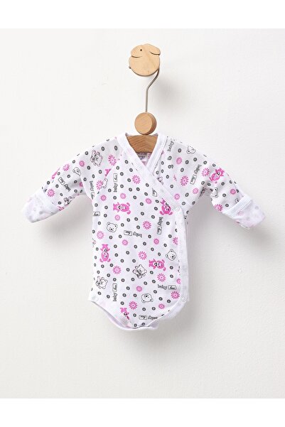 MiniKids Κορμάκι ML τυπωμένο με αρκουδάκι ροζ Ρουμανία