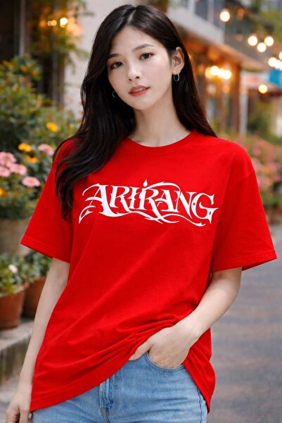 puolikuu Μπλουζάκι Oversize με στάμπα Arirang World Tour BTS