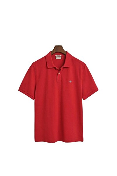 Gant Erkek Kırmızı Regular Fit Polo Tshırt 2210.630