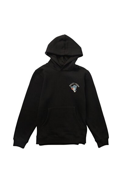 Salty Crew Φούτερ με κουκούλα Fight Club για αγόρια, μαύρο, L