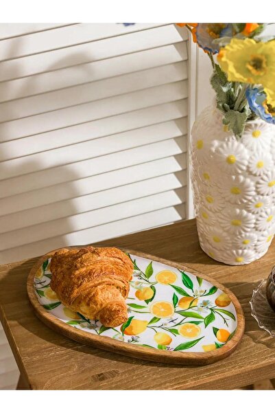 LC Waikiki Ahşap Sunum Tabağı 25 Cm (S6)