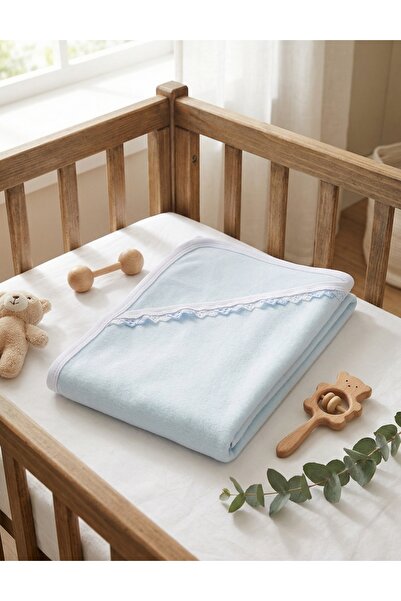 MiniKids MiniKids μπλε φλις κουβέρτα για μωρά, 75x75 εκ.