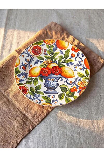 LC Waikiki Floral Porcelain Cake Plate (S6)