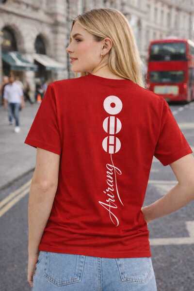 puolikuu Μπλουζάκι Oversize με στάμπα Arirang World Tour BTS