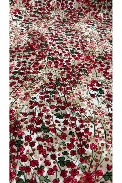 SOLUTE TEK EN PAMUK VİSKON KUMAŞ.EN 90 CM.. ELBİSE ŞALVAR ETEK BLUZ İÇİN HARİ...