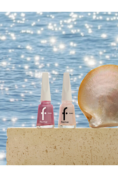 Flormar طلاء أظافر بيرلي بيرليسسينت نصف شفاف ولمعان