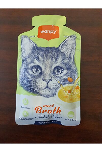 Wanpy PATİLİMARKET kedi çorbası tavuk havuç balkabaklı 1 adet