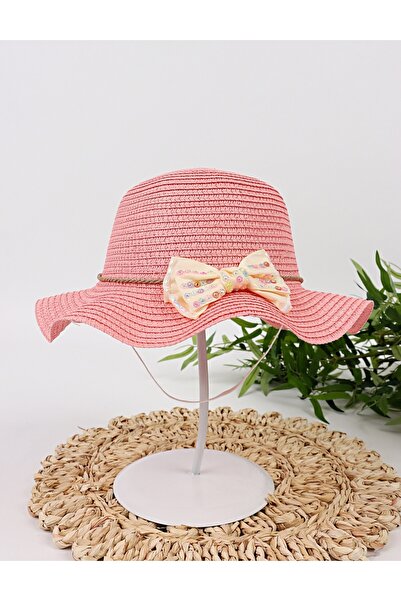 MiniKids Palarie Cool Girl cu fundita, roz