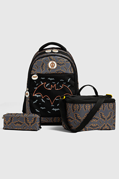 By Hakan My Polo 2075 3'lü Set Erkek Çocuk İlkokul Çantası Kalemlikli Beslenm...