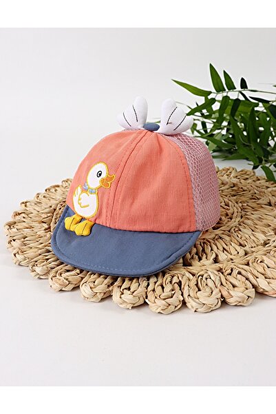 MiniKids Παιδικό καπέλο, παπάκι, με πορτοκαλί χρώμα