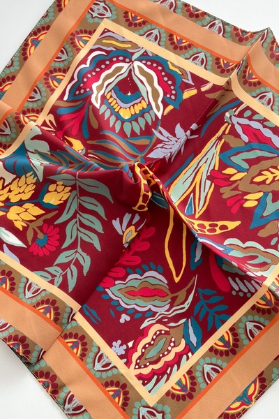 keisy Γυναικείο μαντήλι μπαντάνα με σχέδιο