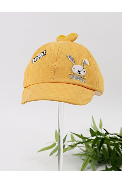 MiniKids Παιδικό καπέλο, Μωρό κουνέλι, κίτρινο