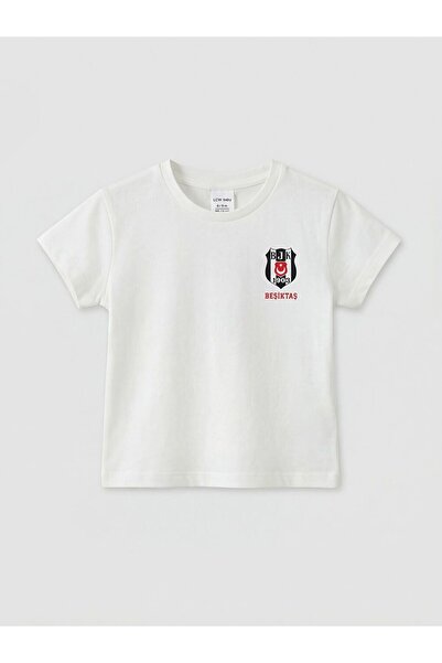 LC Waikiki Lcw Baby Crew Neck Beşiktaş Printed Baby Boy T-Shirt