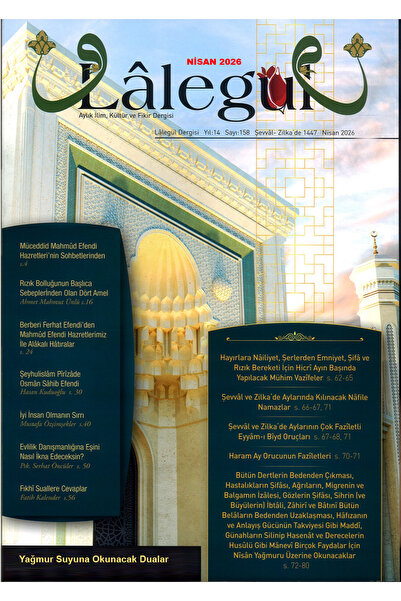 kitaptakipcileri Lalegül Dergisi Nisan 2026 Cübbeli Ahmet Hoca Şevval, Nisan ...