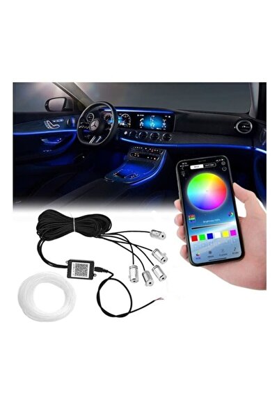 Empressco Toptanotomarket 5 Çıkışlı Araç Içi Atmosfer Ambiyans Led Neon Ip Le...