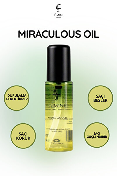 LÚMINE HAIR CARE MIRACULOUS OIL - MUCİZEVİ SAÇ BAKIM YAĞI - 75 ML.