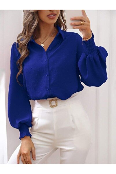 Iuliashop Cămașă de damă Fanny Blue - M