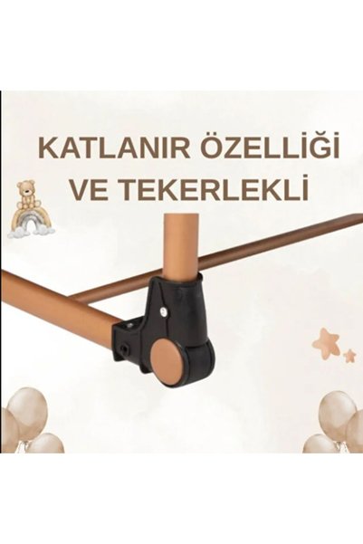 modabebekler Müzikli Dönenceli Anne Yanı Beşik Katlanır Sallanır Bebek Beşiği Yenidoğan Uyku Beşiği