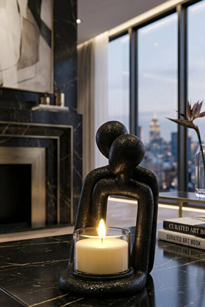 Modern Ev Aksesuarları Romantik Çift Mumluk | Modern Mumluk & Candle Holder |...