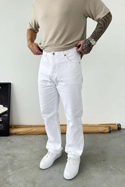 HAFKAGİYİM White Basic Baggy Pants