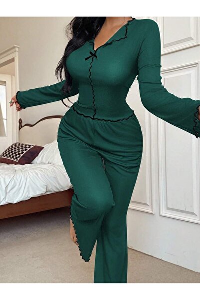 Iuliashop Set de pijamale Kira Green - M